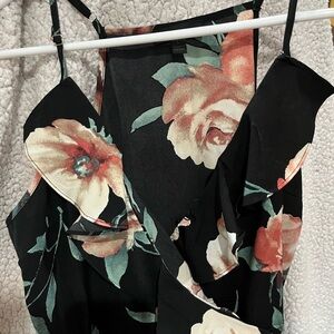 Floral short dress for vacation size large